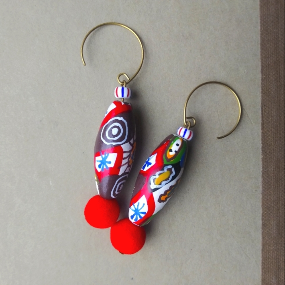 'Happy' Dangles - Picture 3 of 3